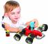 Bauer Bb Junior Pit Stop: Spielzeugauto Ferrari mit Schraubendreher, zum Zerlegen und Zusammenbauen des Autos, pädagogischer Effekt, 17 cm, rot (16-85302)