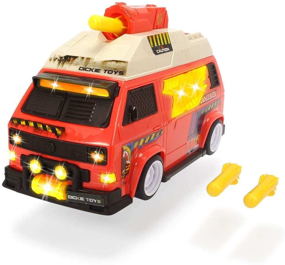 DICKIE Toys SpielzeugAuto VW T3 Camper Shooting Stars Test Angebote