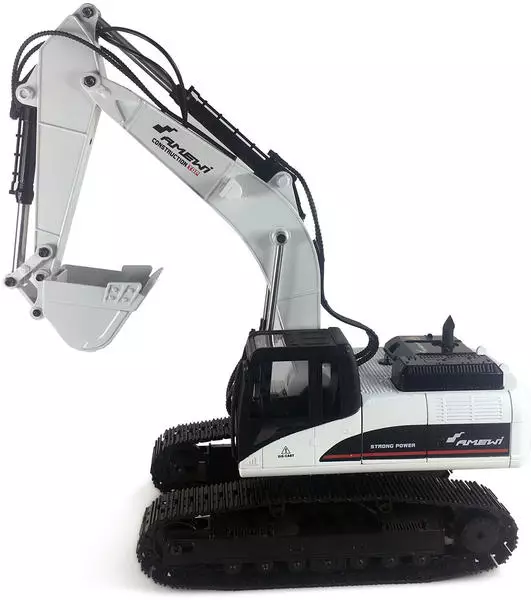 Amewi Bagger Vollmetall 1:14 weiß (22415)