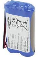 Ansmann 2S1P Akkupack 2x 18650 Kabel Li-Ion 7.4V 2600 mAh