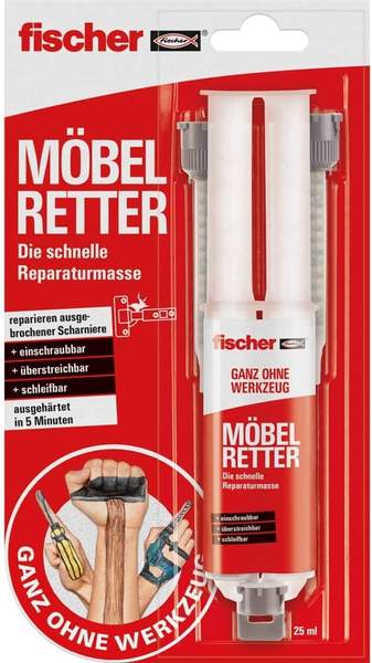 Fischer GOW Möbelretter Reparaturmasse 25 ml (545876)