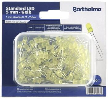 Barthelme LED-Sortiment Gelb Rund 5mm 800 mcd 35° 30mA 2V