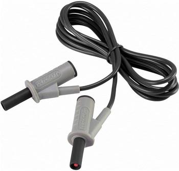 VOLTCRAFT Hochflexible Sicherheits-Messleitung [Lamellenstecker 4mm - Lamellenstecker 4 mm] 1.5m Schwarz MSB-5
