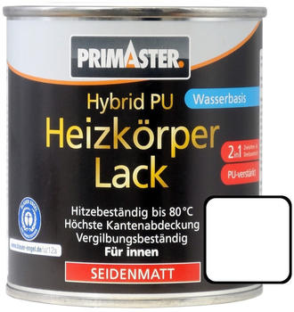 PRIMASTER Hybrid-PU Heizkörperlack 750 ml weiß seidenmatt