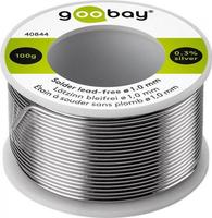 Goobay 40844, Goobay Profi L&ouml;tzinn bleifrei, &oslash; 1,0 mm, 100 g (L&ouml;tzinn)...