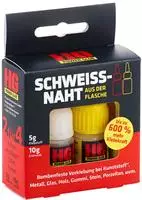 HG-Power-Glue 2-Komponenten-Kleber Schwei&szlig;naht 15g, auf Acrylat Basis, transparent,