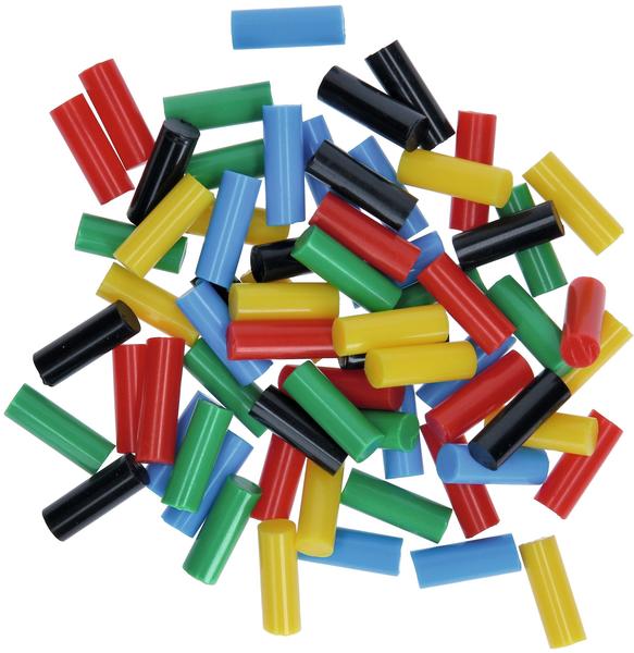 BOSCH ACCESSORIES Gluey Heißklebesticks 7mm 20mm Rot, Gelb, Blau, Schwarz, Grün 70St.