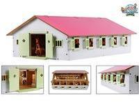 Kids Globe 610188, Kids Globe Horse stable with 9 boxes 1:32