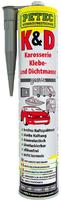 Petec Universalklebstoff K&D Karosserie Klebe-& Dichtmasse grau 94630