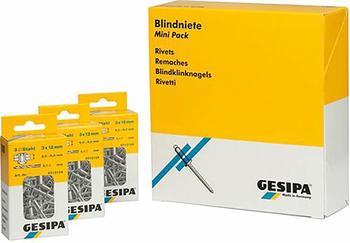 Gesipa Mini-Pack Stahl/Stahl 3x 6mm Gesipa