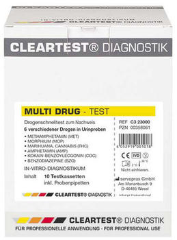 Diaprax Drug Multi Methamph.Testkass.Cleartest (10 Stk.)