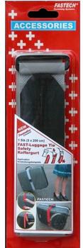 Fastech 922-0822 Klett-Kofferband mit Gurt Haft- und Flauschteil (L x B) 2000 mm x 50 mm Grau 1 St.