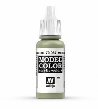 Vallejo Model Color, Acrylfarbe, 17 ml Mittelgrau