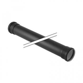 Geberit Silent PP Rohr 390511141 DN 100, 1000mm, mit 2 Muffen, schalloptimiert