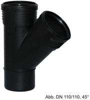 Geberit 390.532.14.1 silent-pp GTEA Braga Reduzierung 45 Grad