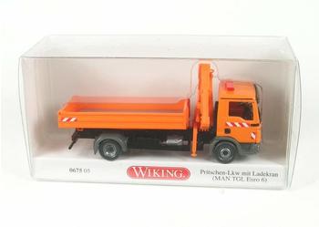 Wiking Pritschen-LKW mit Ladekran, MAN TGL Euro 6 "Kommunal" (067505)