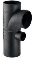 Geberit Silent db20 Kombibogenabzweig 308811141 DN 90/90/56, 88,5Grad