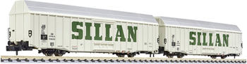Liliput 2-tlg. Set Güterwagen Hbbks (lang) "SILLAN", DB, Ep. III (L260158)
