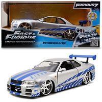 Jadatoys 9397158314R00, Jadatoys Brians Nissan Skyline GT-R (R34) Film 2 Fast 2