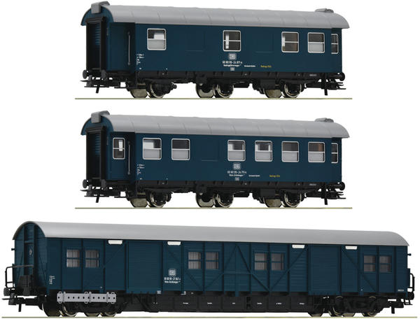 Roco 3-tlg. Set: Bauzugwagen, DB, Ep. IV (67198)