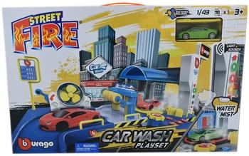 BBurago StreetFire Waschstra&szlig;e Spielset