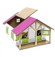 Kids Globe 610168, Kids Globe Horse stable Pink with 2 boxes and storage 1:24