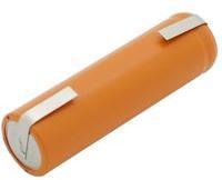 AccuCell Ersatzakku f. Braun EP100 NiMH 1,2V 1500mAh mit Lötfahnen