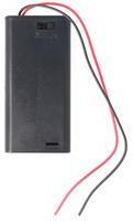 AccuCell Batteriehalter für 2x Mignon AA LR6 Batterie mit An/Aus Schalter
