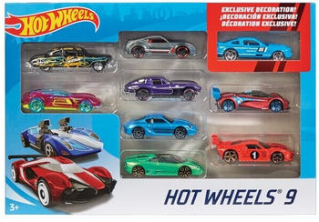 Hot Wheels Geschenkset 9-er Pack
