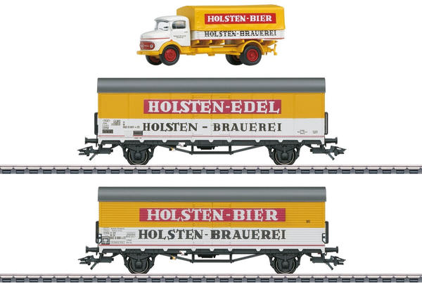 Märklin Bierkühlwagen-Set Holsten (M46172)