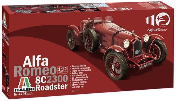 Italeri Alfa Romeo 8C/2300 1931-33 Automodell Bausatz 1:12