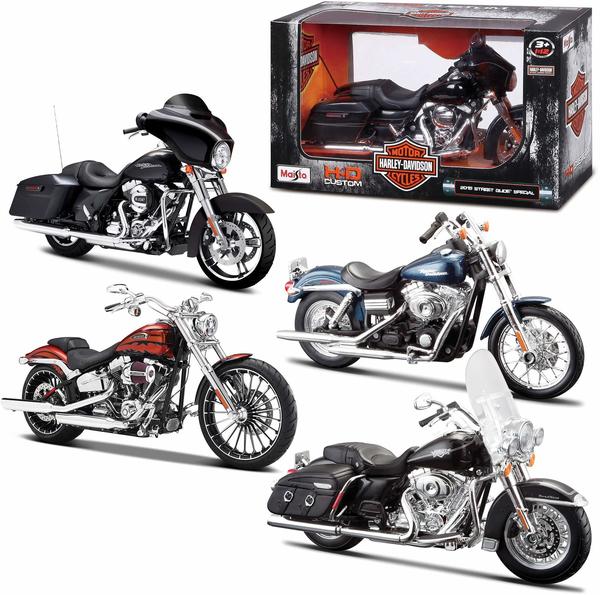 ToyMax Harley-Davidson motorcycle 1:12 ass.