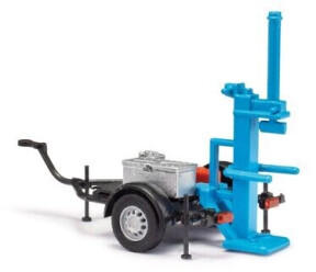 Busch 59968 1:87 Anh&auml;nger mit Holzspalter