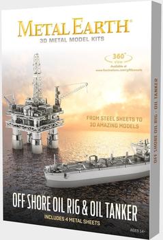 Metal Earth Offshore Oil Rig - Oil Tanker Gift Set