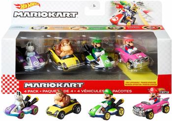 Mattel Mario Kart First Appearance Die-Cast Pack of 4 (GWB37)