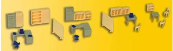 Kibri Deko-Set Büromöbel Modellbausatz H0 (38654)