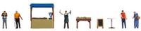 NOCH 16228, NOCH 16228 H0 Figuren-Themenwelt "Fischstand"