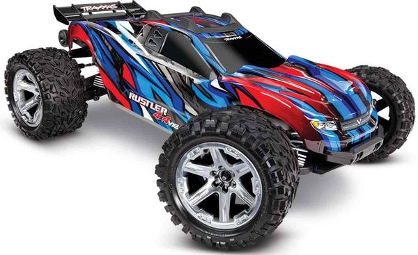 TRAXXAS Truggy Rustler 4x4 VXL 2CH RTR blau 67076-4