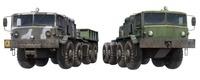 TAKOM TAK5003 Russian Army Tractors KZKT-537L - MAZ537 1+1-1/35, Mehrfarbig