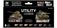 Model Color WWII WWIII Utility Paint Set (8)
