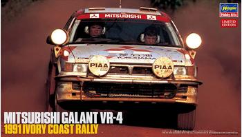 Hasegawa 020459 1/24 Mitsubishi Galant VR4, 1991 Ivory Coast Rally Modellbau