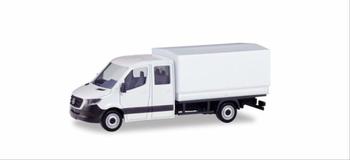 HERPA Minikit Mercedes-Benz Sprinter Neue Doppelkabine mit Pritsche 013499 H0