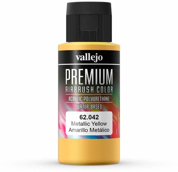 Vallejo Premium-Farbe, 60 ml Metallic Yellow