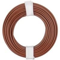 Donau Elektronik 125-018 Litze 1 x 0.25mm2 Braun 10m