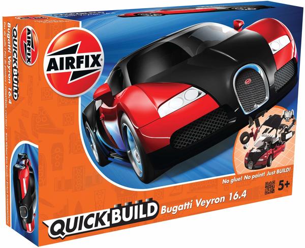 Airfix J6020 Quickbuild Bugatti Veyron Black/Red