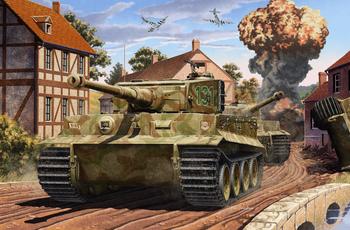 Academy AC13287 - 1/35 Tiger I Mid 70 Anni Norm INVA 1944"