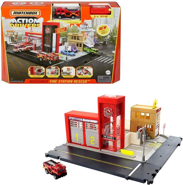 Mattel Matchbox Fire Station