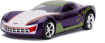 Jada Toys Joker 2009 Chevy Corvette Stingray Spielzeugauto aus Die-cast T&uuml;ren zum &Ouml;ffnen Ma&szlig;stab 1:32 lila