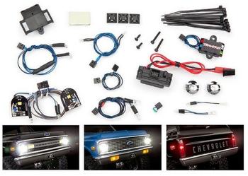 TRAXXAS Lichter-Set komplett mit Power Supply für 9111 + 9112 Karo