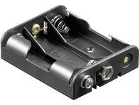 11984 Batteriehalter 3x Mignon (aa) Druckknopfanschluss (l X B X H) 58 X 48.2 X 17 Mm